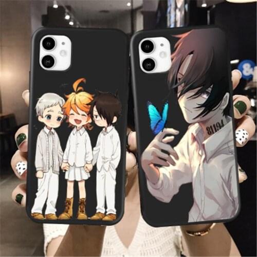 Anime The Promised Neverland Case for iPhone 12 Mini 11 Pro X XS Max XR 8 7 6 6s Plus Soft Protect Cover