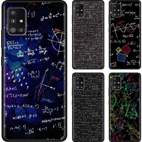 Chemical Math Formula Phone Case For Samsung A51 A42 A41 A91 A72 A71 A52 A32 A31 A21s A21 EU A12 A11 A02 A02s A01 Cover