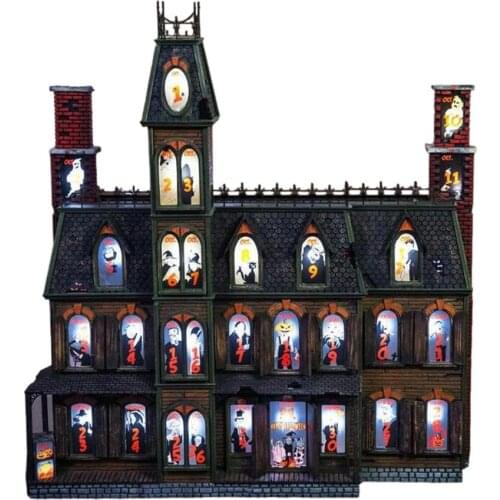 Decor Halloween Wood Sign Castle Shape Hanging Sign Castle Home Wall Decor Gift Party Indoor Outdoor House Wall Hanging Ornament