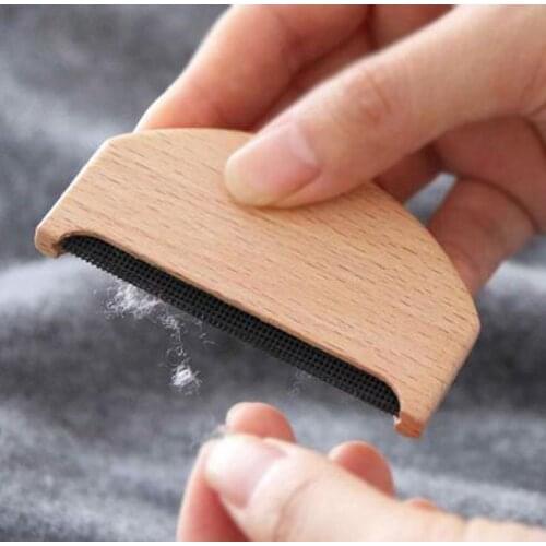 Wooden Epilator Sweater Clothes Shaver Fabric Clothes Lint Removers Manual Portable Wood Lint Trimmer Comb Shaver SN3932