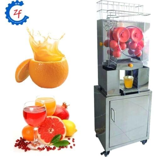 Stainless steel electric orange juicer cold press orange juice making machine for sale