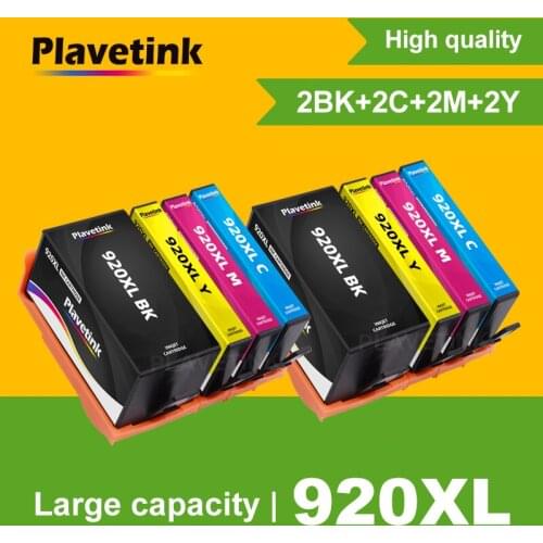 2 Set For HP Officejet 6000 6500 6500 Wireless 6500A 7000 7500 7500A Printer Cartridges For HP 920 XL With Full Ink