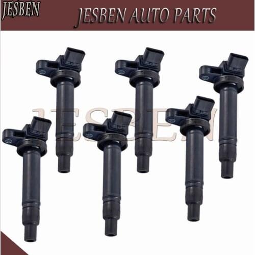 6X 90919-02230 Ignition Coil for Toyota ALTEZZA MARK 2 CHASER CRESTA VEROSSA SOARER CROWN CELSIOR LEXUS IS200 IS300 SC430 GS300