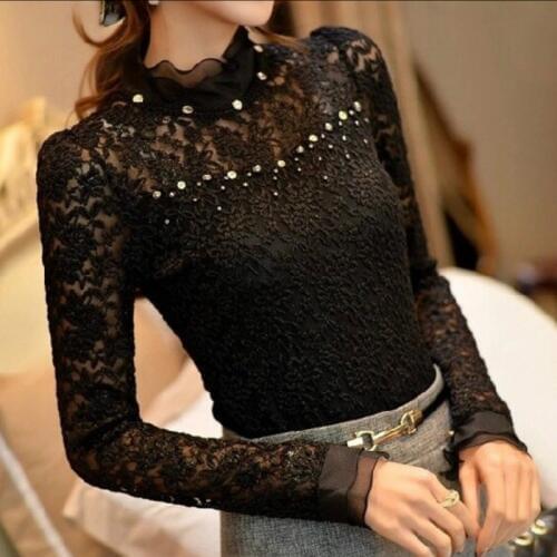 Lace Girl Collar Blouses