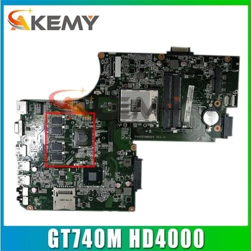 AKEMY DA0BD5MB8D0 A000243200 For toshiba satellite S75 L75 laptop motherboard 17.3 inch GeForce GT740M HD4000