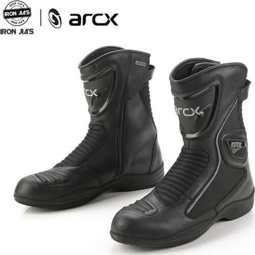 Motorcycle Boots Cow Leather Wearable Ridng Shoes Racing Protection Equipment Botas Moto Motorbike Touring Riding Shoes