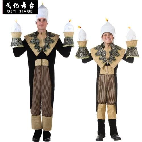 New Aladdin and the Magic Lamp Aladdin Cosplay Costume Halloween Costumes for Adult Jasmine Aladdin Costume suit candle costume
