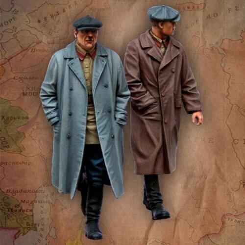 1/35 Officer of NKVD (OGPU , GPU), Resin Model Soldier GK, World War II military theme, Unassembled and unpainted kit