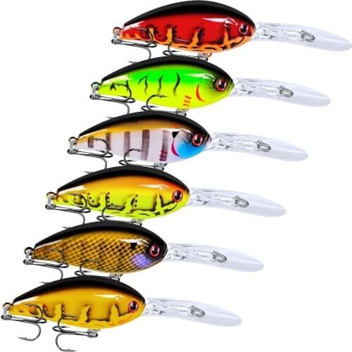 Crankbait Fishing Wobblers 115mm 17.5g Artificial Hard Baits 3D Eyes Jerkbait Fishing Lures carp Fishing Tackle YG032