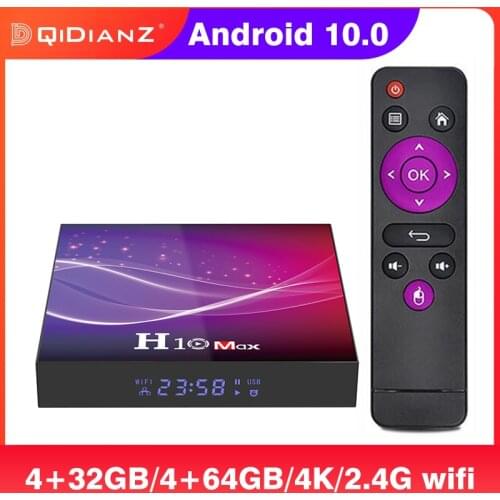 Smart TV BOX H10 Max Android 10 10.0 WIFI 6K HDR Media Player Allwinner H616 4GB RAM 32GB/64GB ROM H10MAX Set Top Box