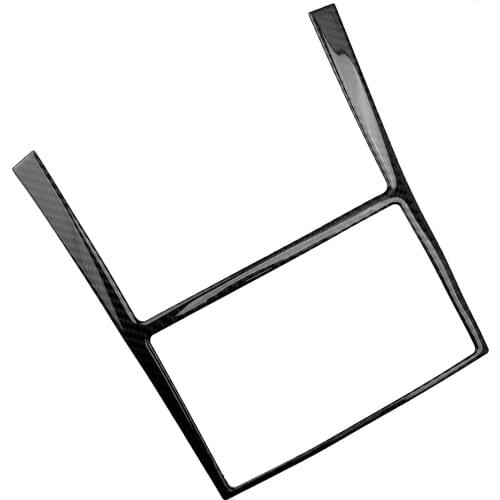 Car Interior GPS Navigation Panel Frame Trim Carbon Fiber Fit For Nissan 350Z 2003 2004 2005 2006 2007 2008 2009