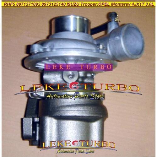 RHF5 8971371098 VA430015 8973125140 Turbo For ISUZU Trooper 2000- Jackaroo 1999-2004 For OPEL Monterey 1998- 3.0L 4JX1T 3.0L