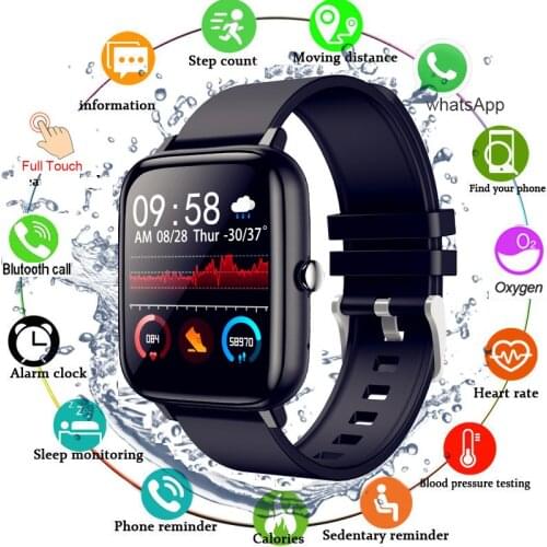 Smart Watch Men Women Ip67 Bluetooth Call Waterproof Sport Fitness Tracker Watches Blood Pressure Smartwatch For Samsung Apple