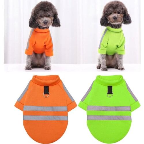 Pets Dog Reflective Clothing Dog Warm Fleece Jacket For Small Medium Dogs Clothes Jacket Outdoor Breathable Puppy Clothes
