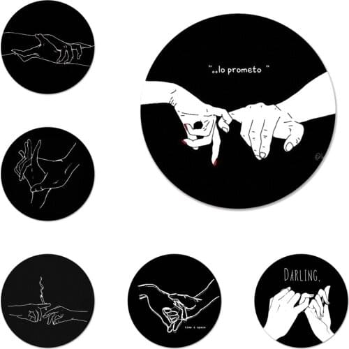 Love Hurt Together Icons Pins Badge Decoration Brooches Metal Badges For Clothes Backpack Decoration