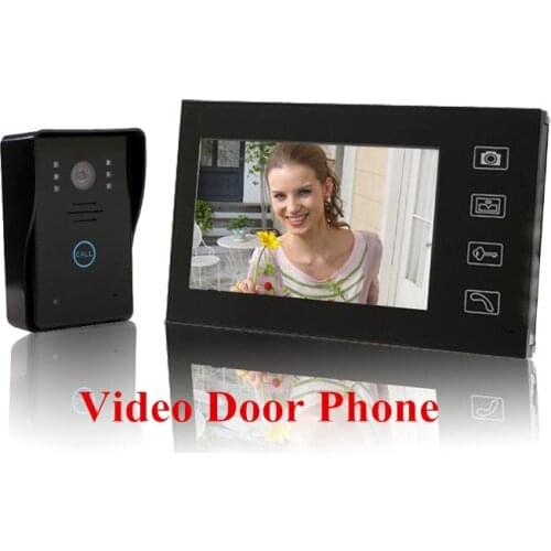 7 Inch TFT LCD Color Video Door Phone Doorbell Intercom Security System