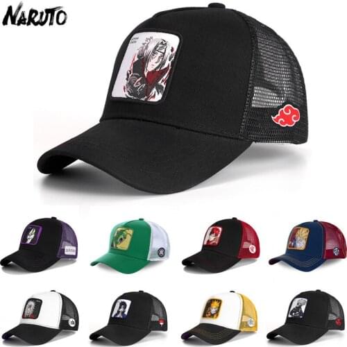 New Brand DRAGON BALL NARUTO UCHIHA ITACHI All Styles Snapback Cotton Baseball Cap Men Women Hip Hop Dad Mesh Hat Trucker Hat