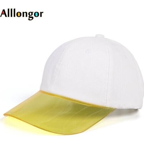 Transparent sunshade Plastic Visor Baseball Cap Women Hat Summer 2020 Korea Style Snapback gorras mujer Outdoor Sports Cap