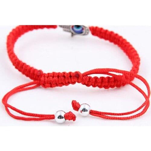 Fashion Lucky Hand Evil Eye Bracelet Red Rope String Braided Bangle Jewelry Gift