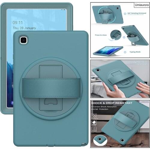 Case For Samsung Galaxy Tab A 8.0 10.1 SM T295 T515 360 Rotation Kids Shock Proof Tablet Cover For Tab A7 S6 Lite T505 P615 10.4