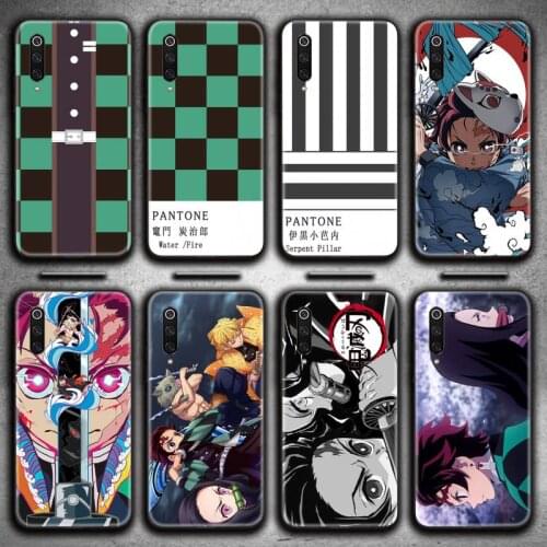 Demon Slayer Phone Case for Xiaomi Mi Note 10 Lite Mi 9T Pro xiaomi 10 10 CC9 Pro