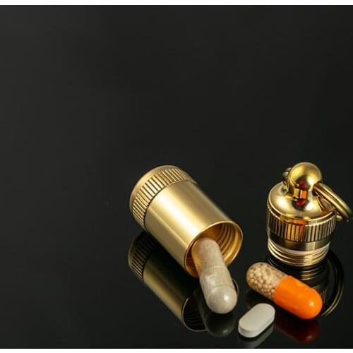EDC Brass Waterproof Canned Pills