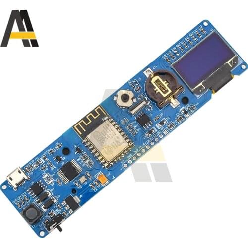 ESP8266 Clock Module 8266 Clock LC-ESP-CLOCK-18650 WiFi Calibrated Development Board Without 18650 Battery Clock Accessories