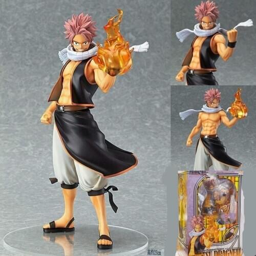 Fairy Tail Etherious Natsu Dragneel Action Figure Decorations Japan Anime Character Pvc Figurines Collectible Model Toys 18CM