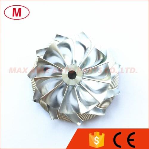 T04E Racing Turbocharger Aluminum 2024/Milling/Turbo Billet compressor wheel 57.04/76.13mm 11+0 blades for turbo char/core