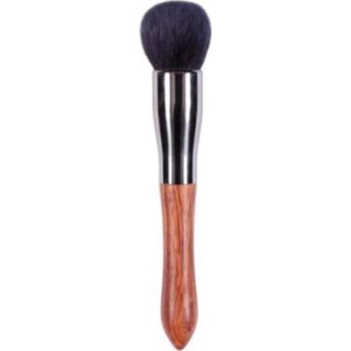 S04 Professional Handmade Makeup Brush Soft Saikoho Goat Hair Round Face Powder Brush Sandalwood Handle Make Up Brushes