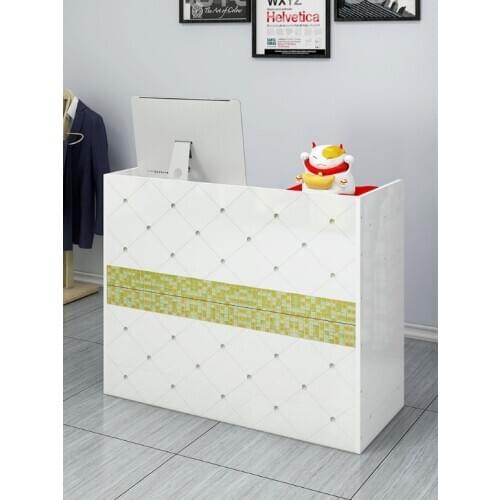 Beauty salon creative cashier company commercial reception desk barber shop bar supermarket paint cashier counter