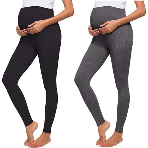 Women Casual Pregnant Pants leggings Solid leggings women plus size streetwear leggings women Exercise pants women high waist