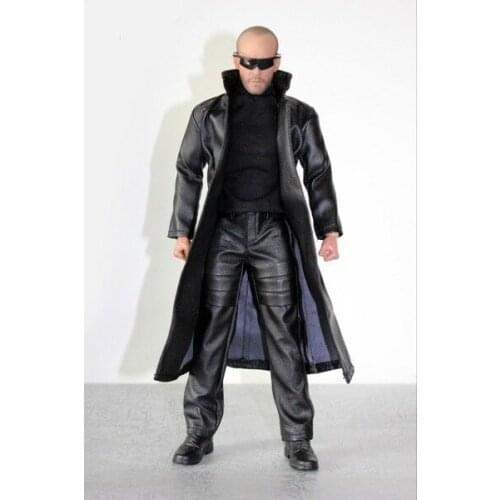 1:6 Scale 12" Male Action Figure Accessory Black jacket coat suit