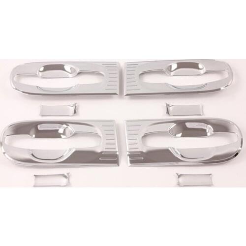 Car Door Handle Bowl Decal Cover Trim Sticker ABS Fit For 2013-2020 Toyota sienna Car Styling
