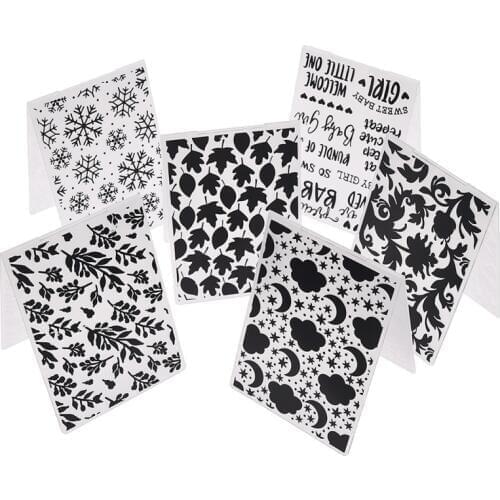 New Flower Plastic Embossing Folder Template For Diy Scrapbooking Paper Card Making Decoration