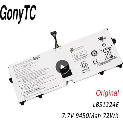 LBS1224E 9450mAh 7.7V Genuine Battery For LG Gram 2018 14Z980 15Z980 13Z980 15Z980-G LBR1223E Original Batteria