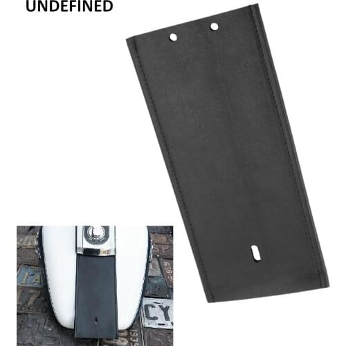 PU Leather Plain Gas Tank Panel Bib Pad Cover Black For Harley Dyna Wide Glide FXDWG 93-2003 Softail Deluxe FXSB 2000-2017