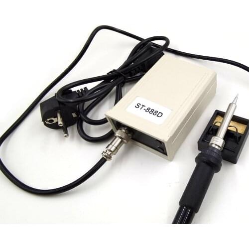 ST-888D 60W 1A Digital Display Constant Temperature Welding Station Soldering Iron Repair Tool Mini Soldering Station 110-220V