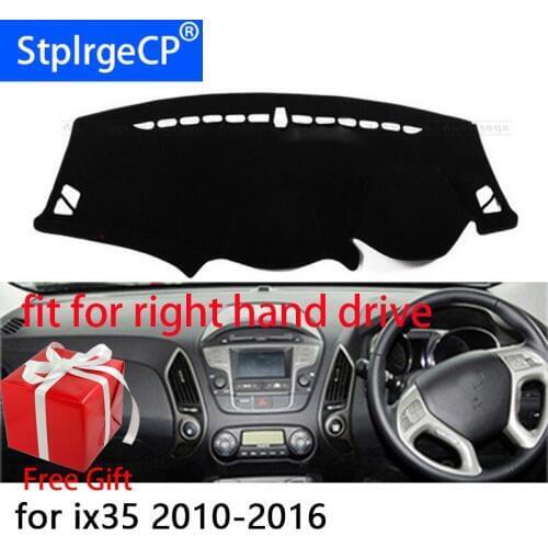 Car Dashboard Cover Mat for Hyundai ix35 Tucson 2010-2015 Right Hand Drive Dashmat Pad Dash Mat Covers Dashboard Accessories