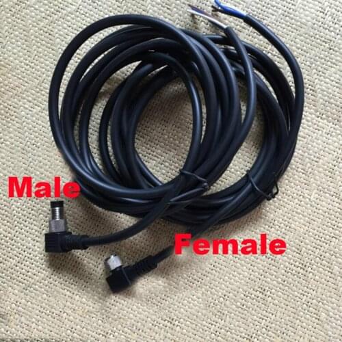 10pc M8 Aviation Connector plug interface 3Core 4 core IP67 Wateproof Aviation head Male Female socket with cable 2M