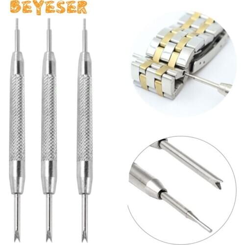 10pcs Ultra Durable Stainless Steel Watch Band Spring Bars Tool Remover Watch Strap Band Spring Bar installation Tools drop ship