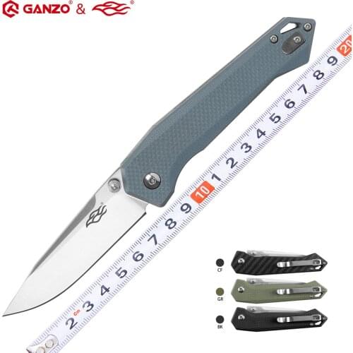 Ganzo FB7651 Firebird 440C blade G10 or carbon fiber handle folding knife tactical knife outdoor camping EDC tool Pocket Knife