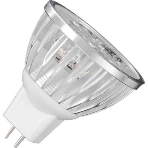 4W Dimmable MR16 LED Bulb/3200K Warm White LED Spotlight/50 Watt Equivalent Bi Pin GU5.3 Base/330 Lumen 60 Degree Beam Angle for