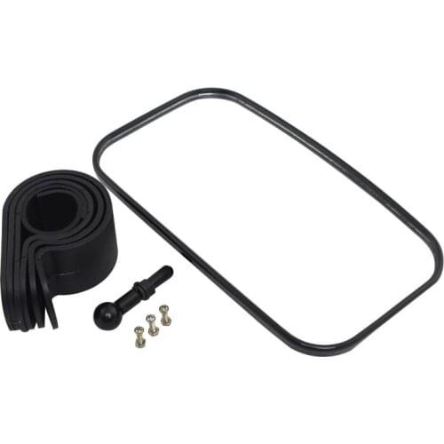 Universal Center Clamp Side Wide Rear View Mirror Road Large Adjustable fit For ATV UTV Off Road