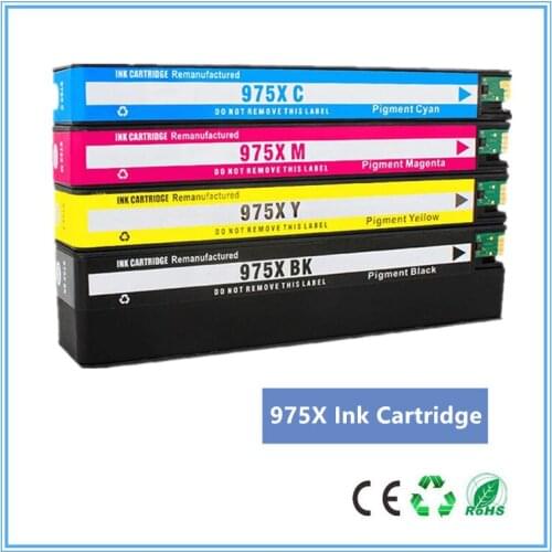 Remanufactured 975 975X For HP 975XL Ink Cartridge For HP975 352dw 377dw 452dn/dw 477dn 477dw 552dw 577dw P55250dw P57750dw