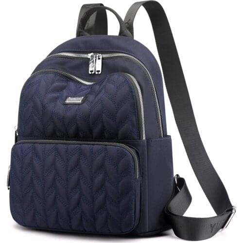 Women Backpack Oxford Anti-Theft Travel Shoulder Bag Korean Fashion Schoolbag Large Capacity Oxford Womens Bookbag