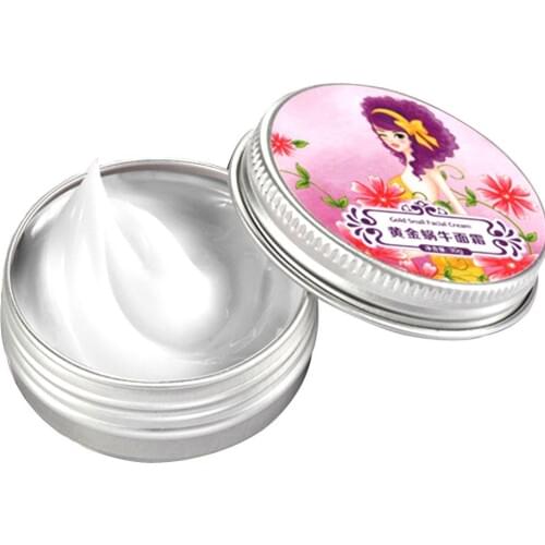 Gold Snail Cream Moisturizing Whitening Acne Skin Shrink Hot Anti Pores Skin Firming Care Aging Sale Wrinkles Bright H7B9