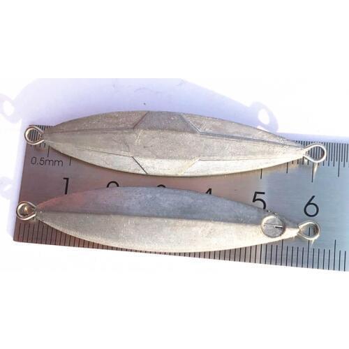 1pcs / lot 5.4cm14gknife Jigging Metal Spoon High Quality VIB artificial bait boat fishing lures lead fish lure