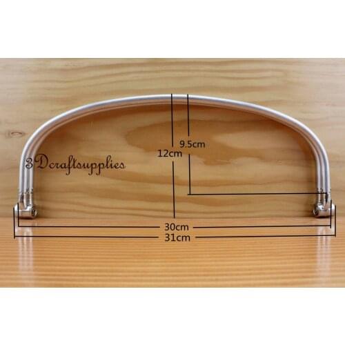 12 inch metal frame aluminous tubular internal hinge Bag frame Z19