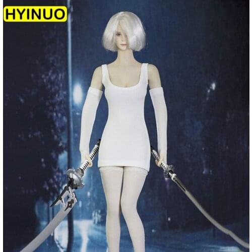 2 Colors 1/6 Scale Neil Mechanical Era Women Sexy Dress Female Miss 2B Clothes Clothing Set For 12" Action Figure Body